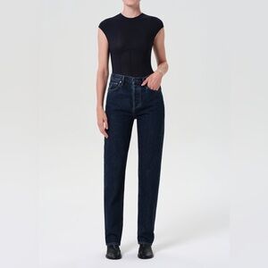 Agolde 90s Pinch Waist Jeans LONG, Pendulum, size 26 TALL